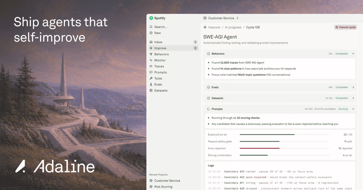 Adaline og image design — Infrastructure