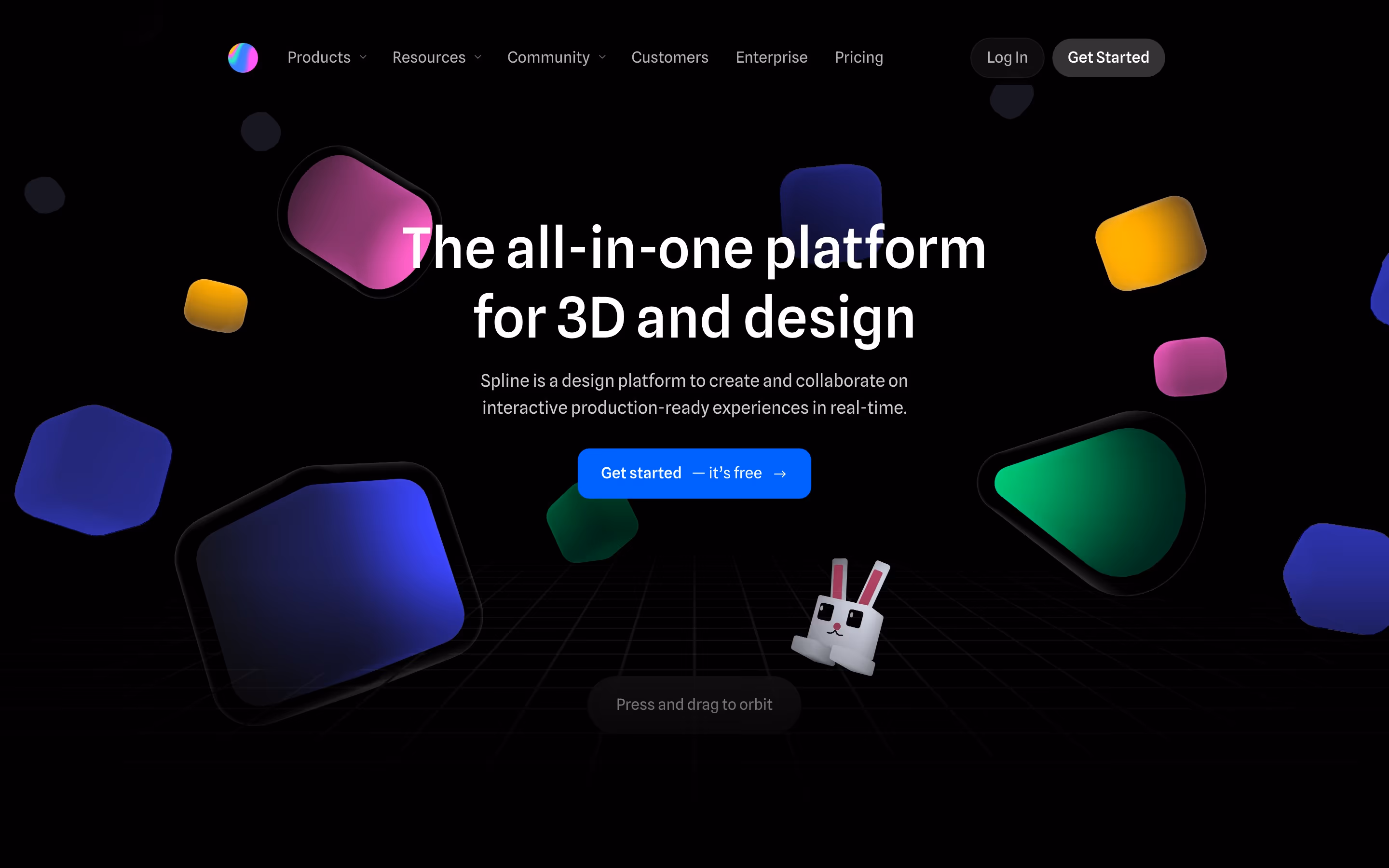 Spline Heroes section design