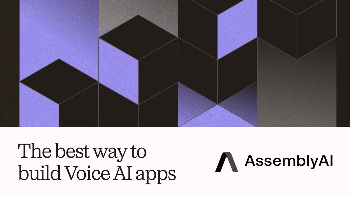 Assemblyai og image design — AI