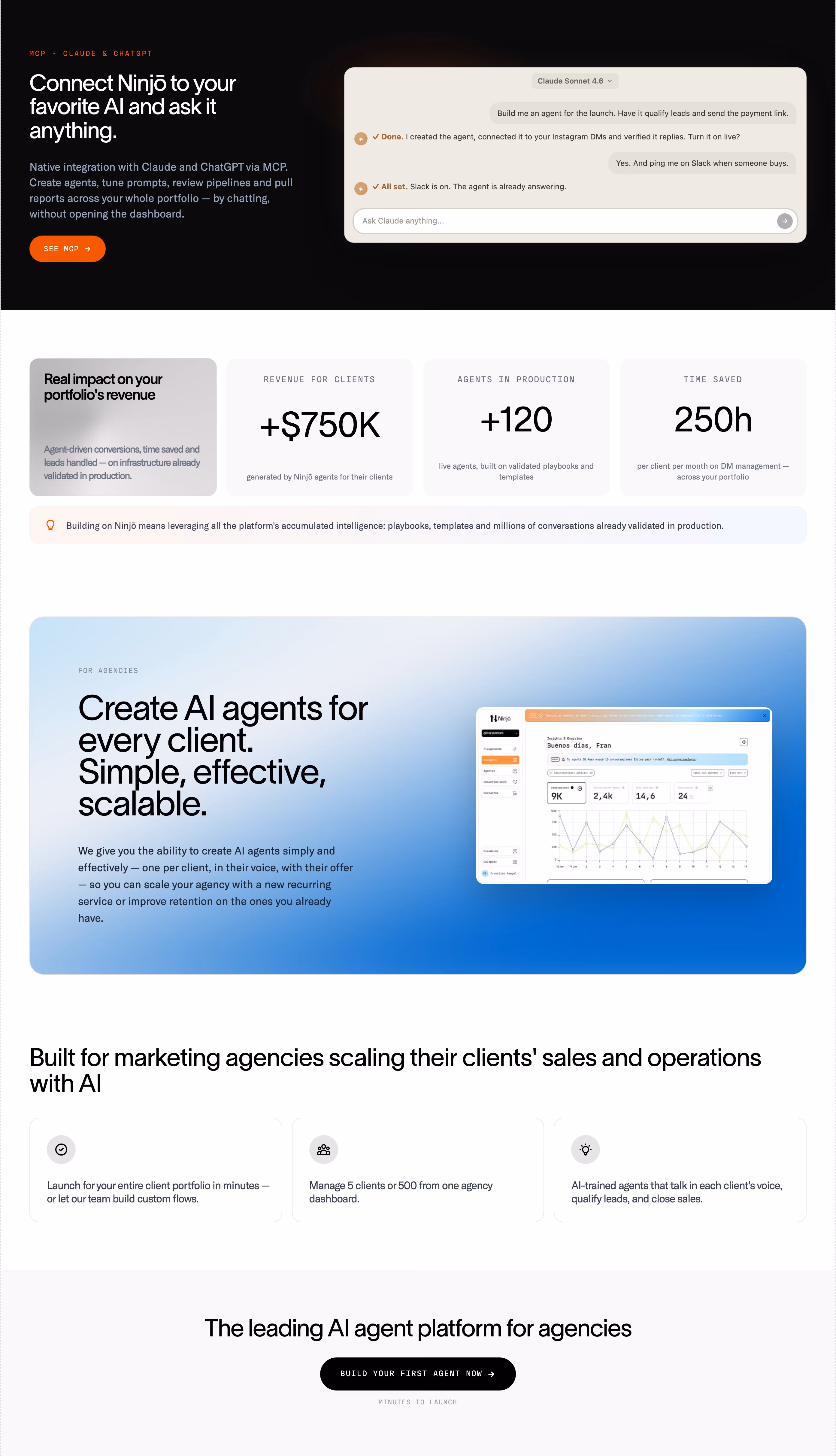 Ninjo feature design — Sales & Support