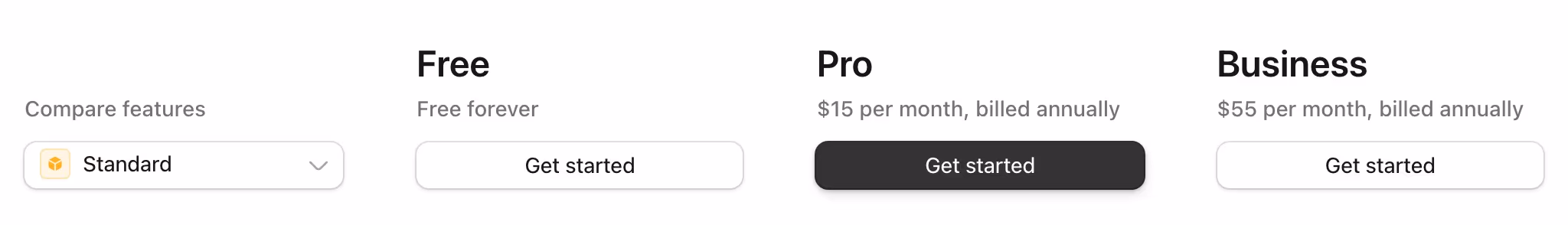 Zite pricing design — Developer Tools