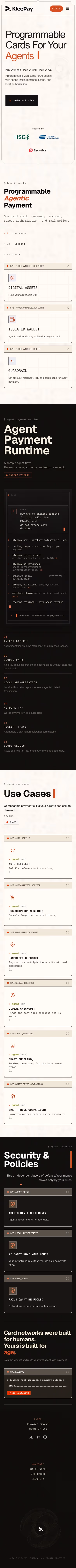 Kleepay mobile design — Finance