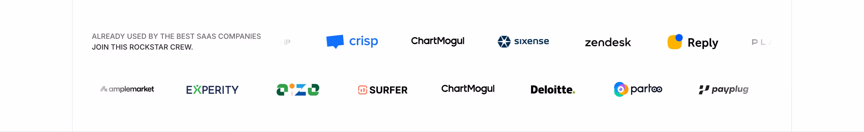 Guideflow logo cloud design — Sales & Support