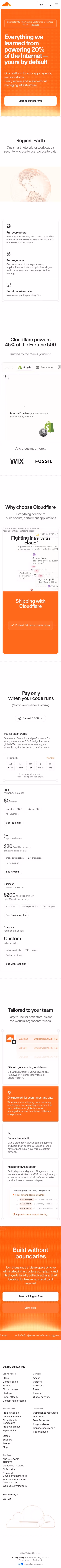 Cloudflare mobile design — Security