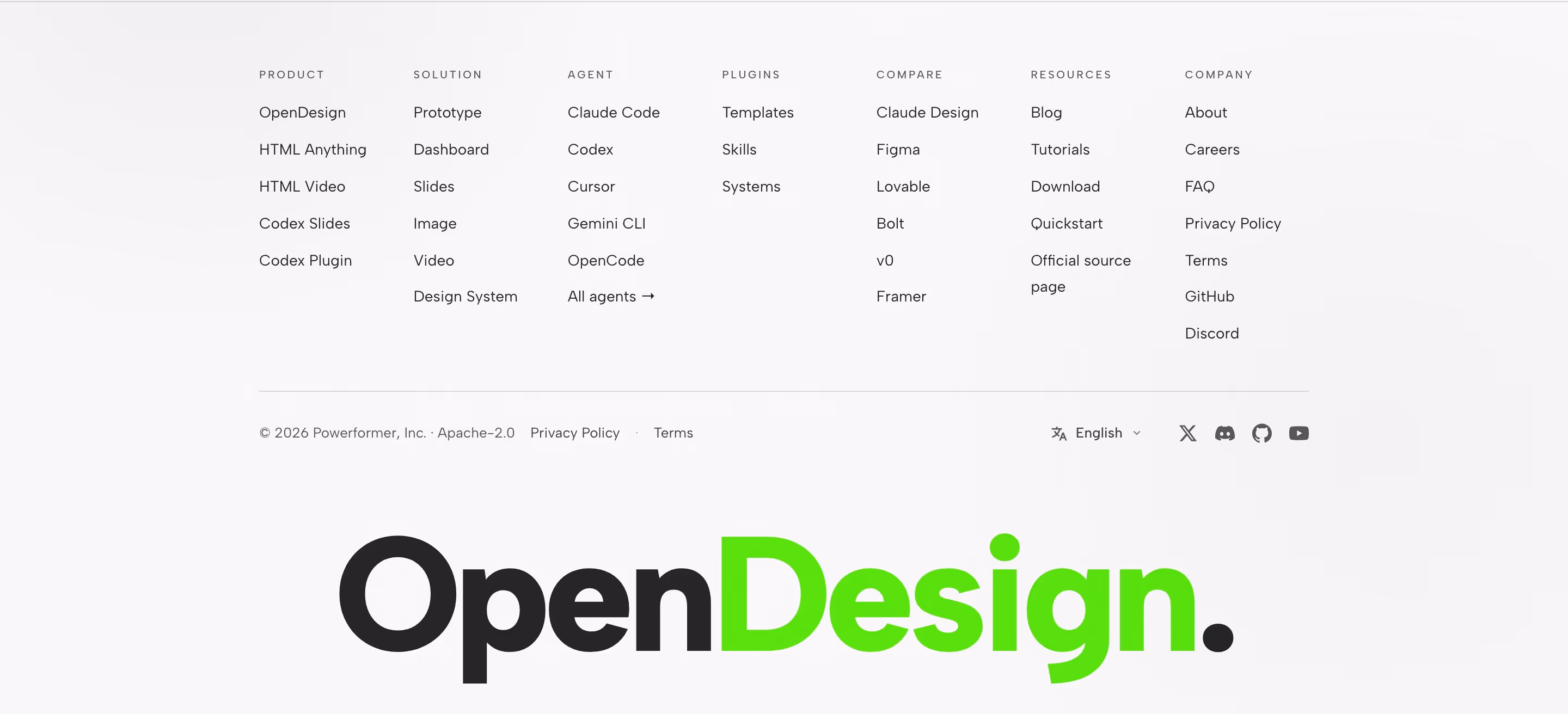 Open-design footer design — Graphics & Design