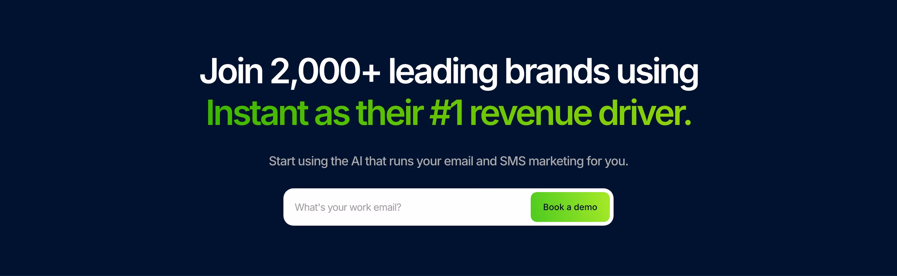 Instant cta design — Marketing