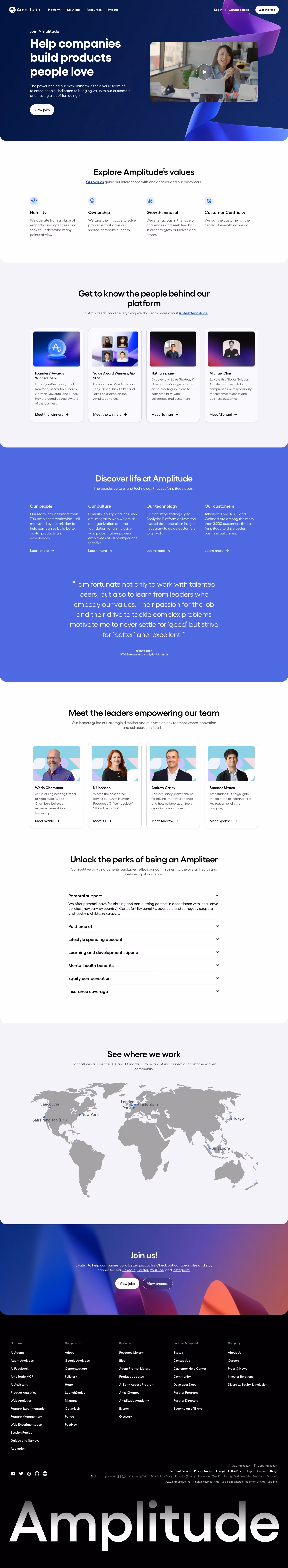 Commandbar Careers pages section design