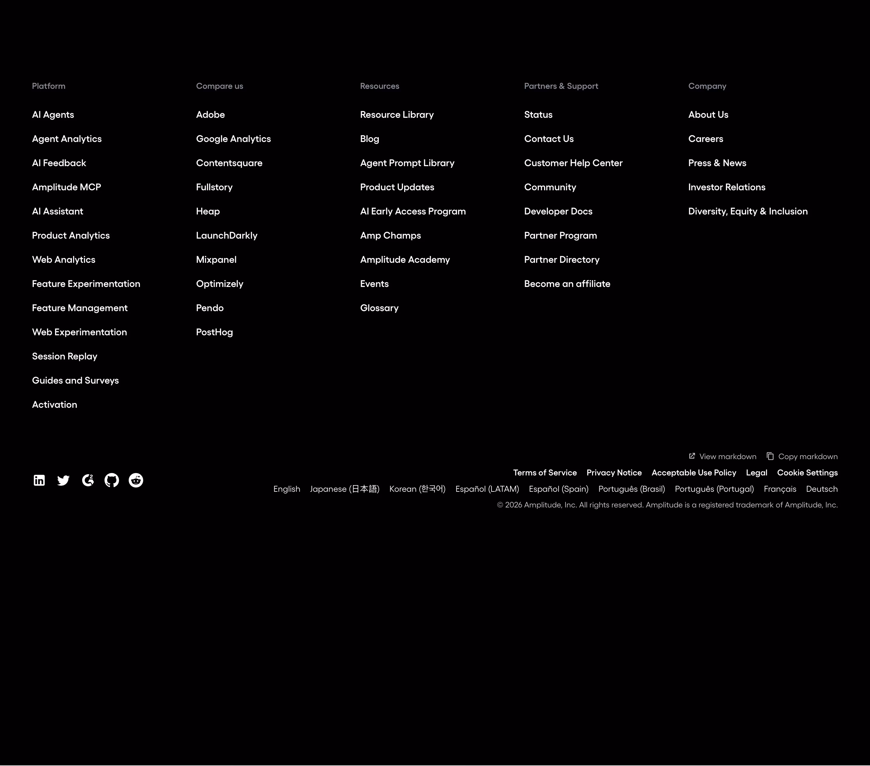 Commandbar Footers section design