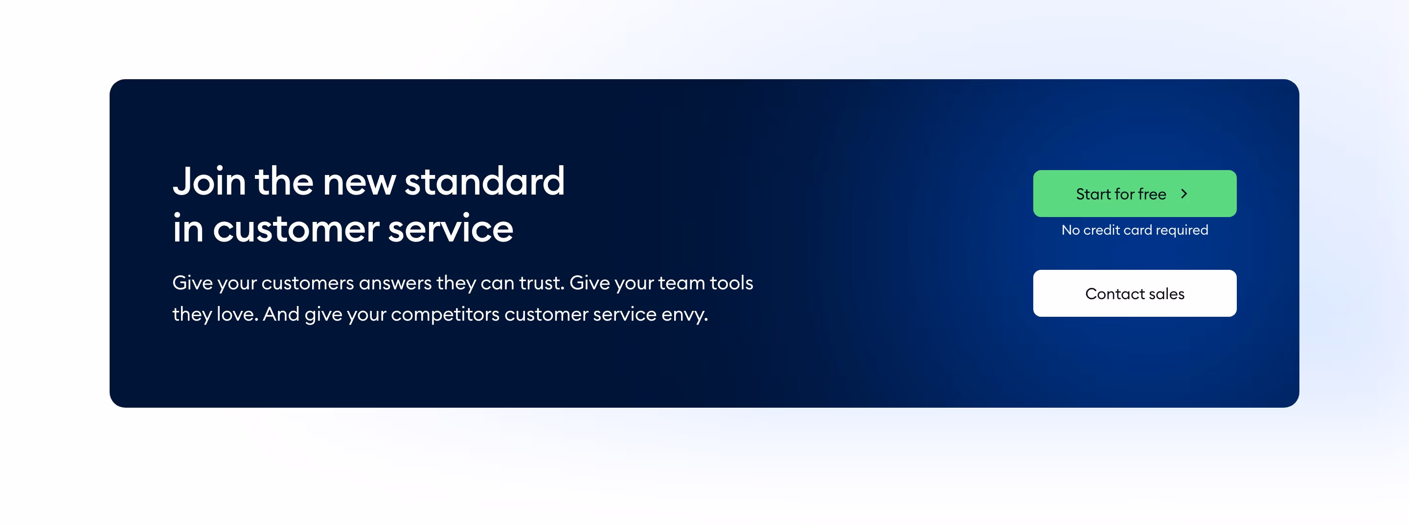 Tidio cta design — Sales & Support