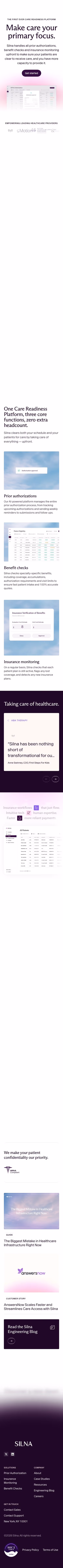 Silnahealth mobile design — Healthcare