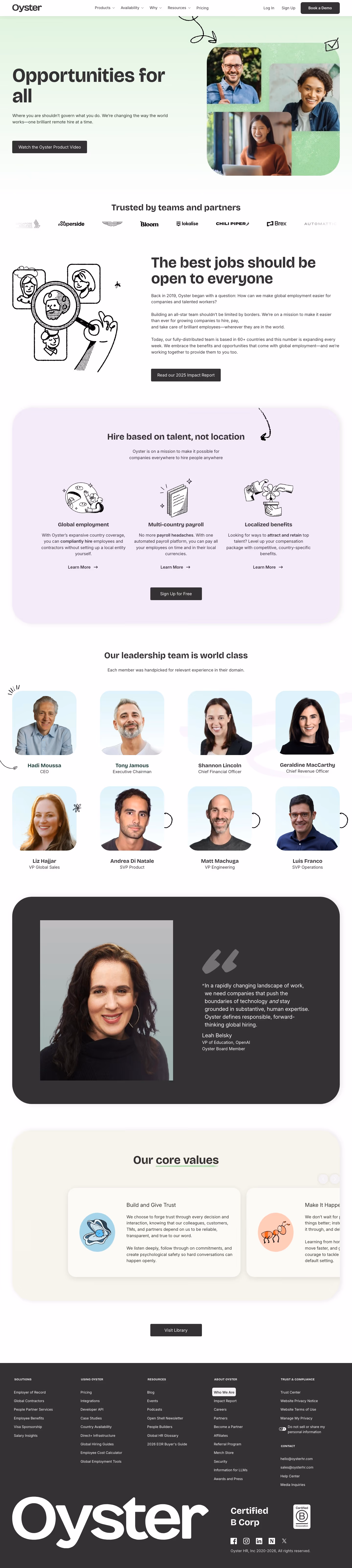 Oysterhr about us design — HR