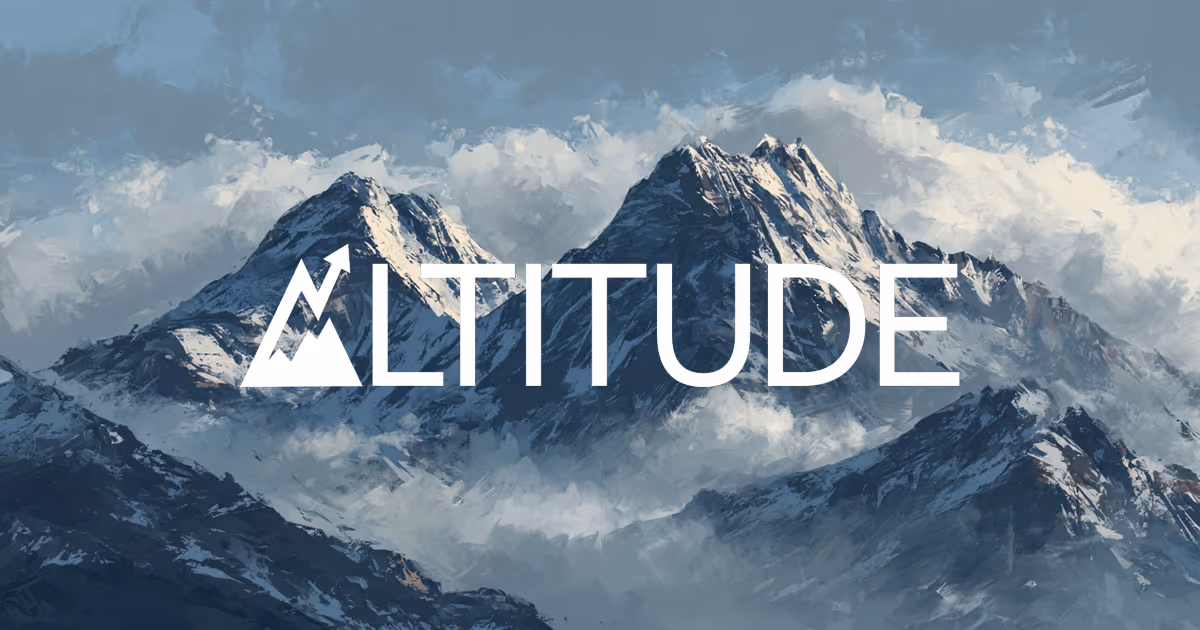 Altitude og image design — Finance