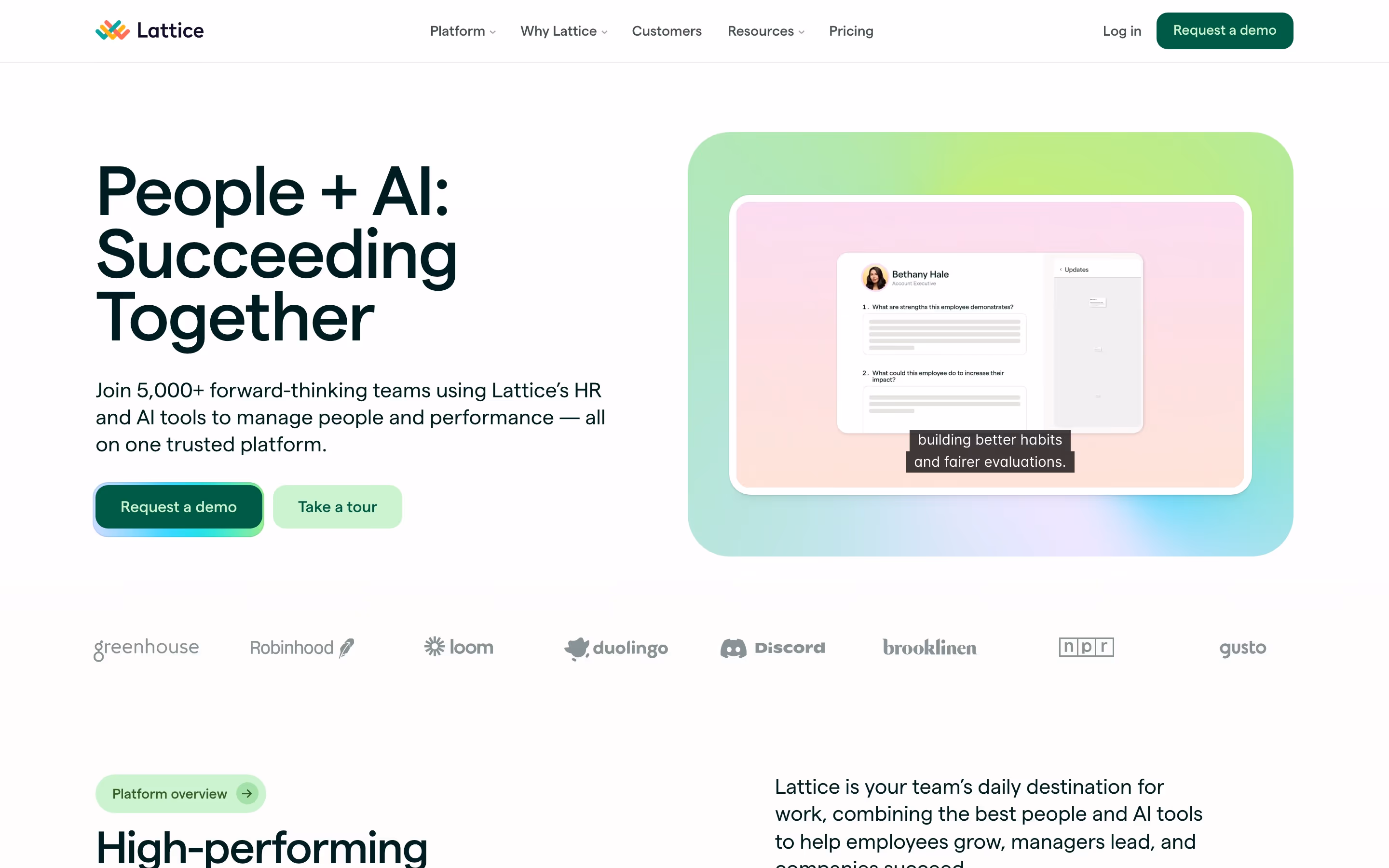 Lattice Heroes section design