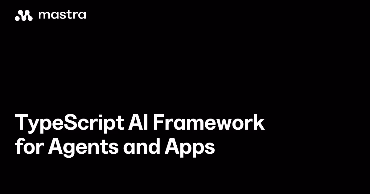 Mastra og image design — Developer Tools