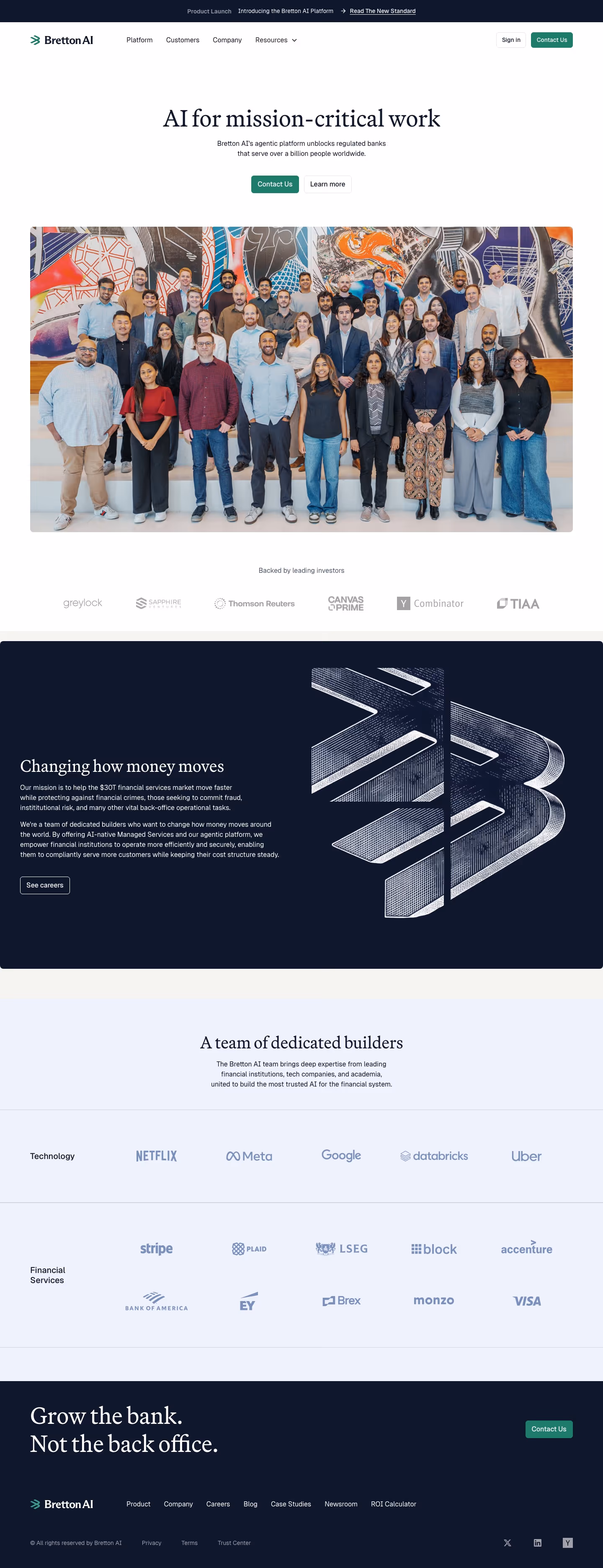 Greenlite About Us section design