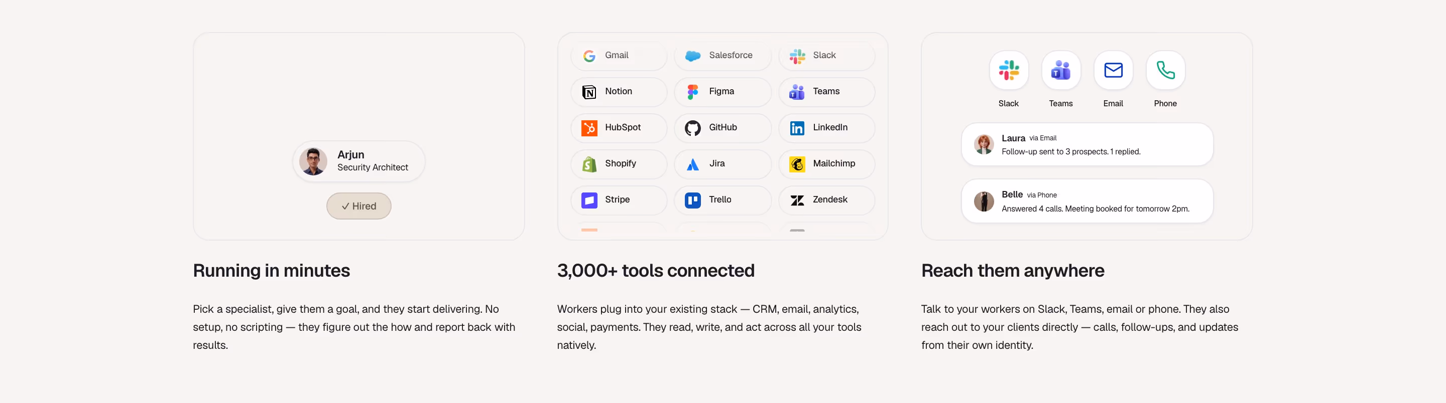 Aiworkers feature design — Productivity