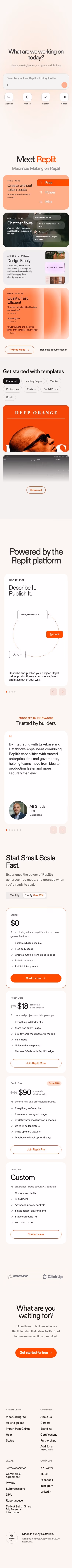 Replit mobile design — Developer Tools