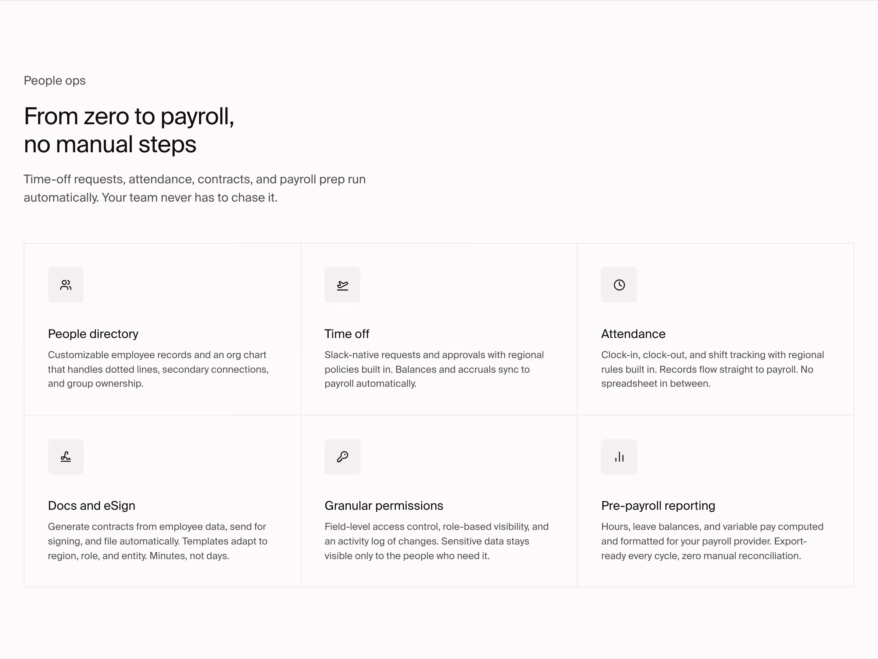 Taito feature design — HR