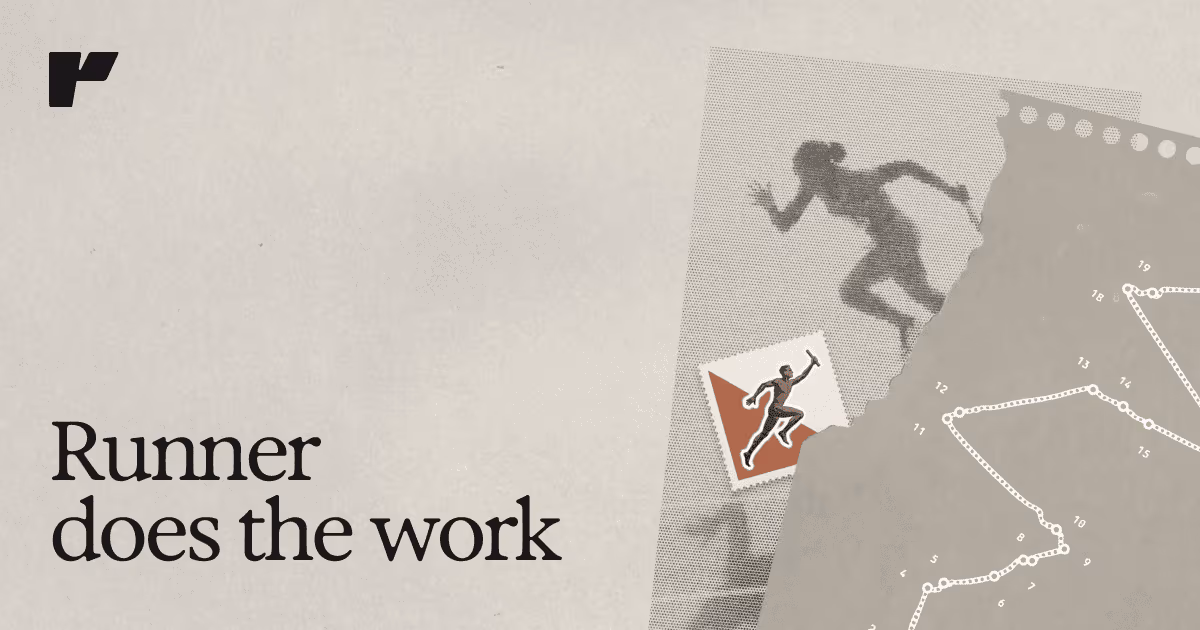 Runner og image design — Productivity