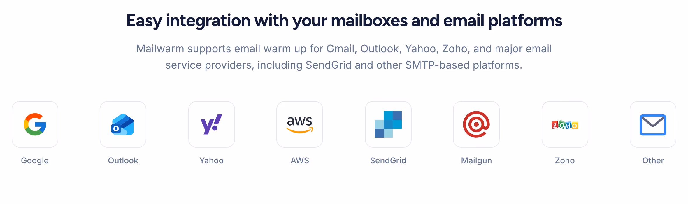 Mailwarm logo cloud design — Marketing