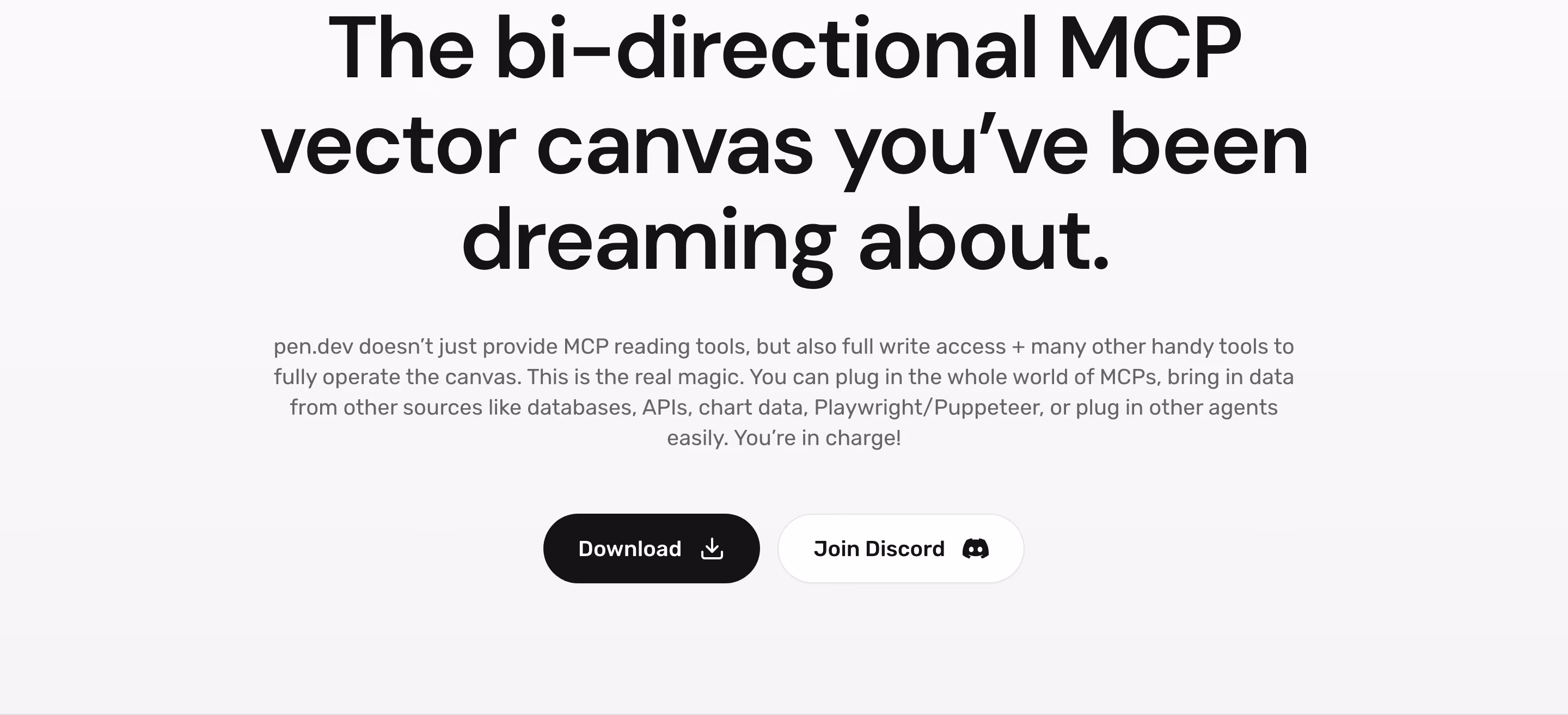 Pencil cta design — Developer Tools