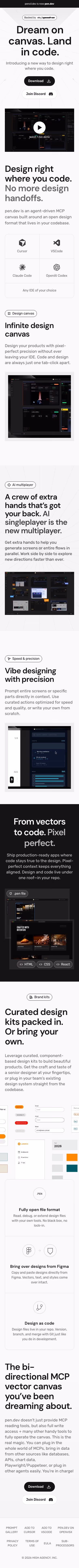 Pencil mobile design — Developer Tools