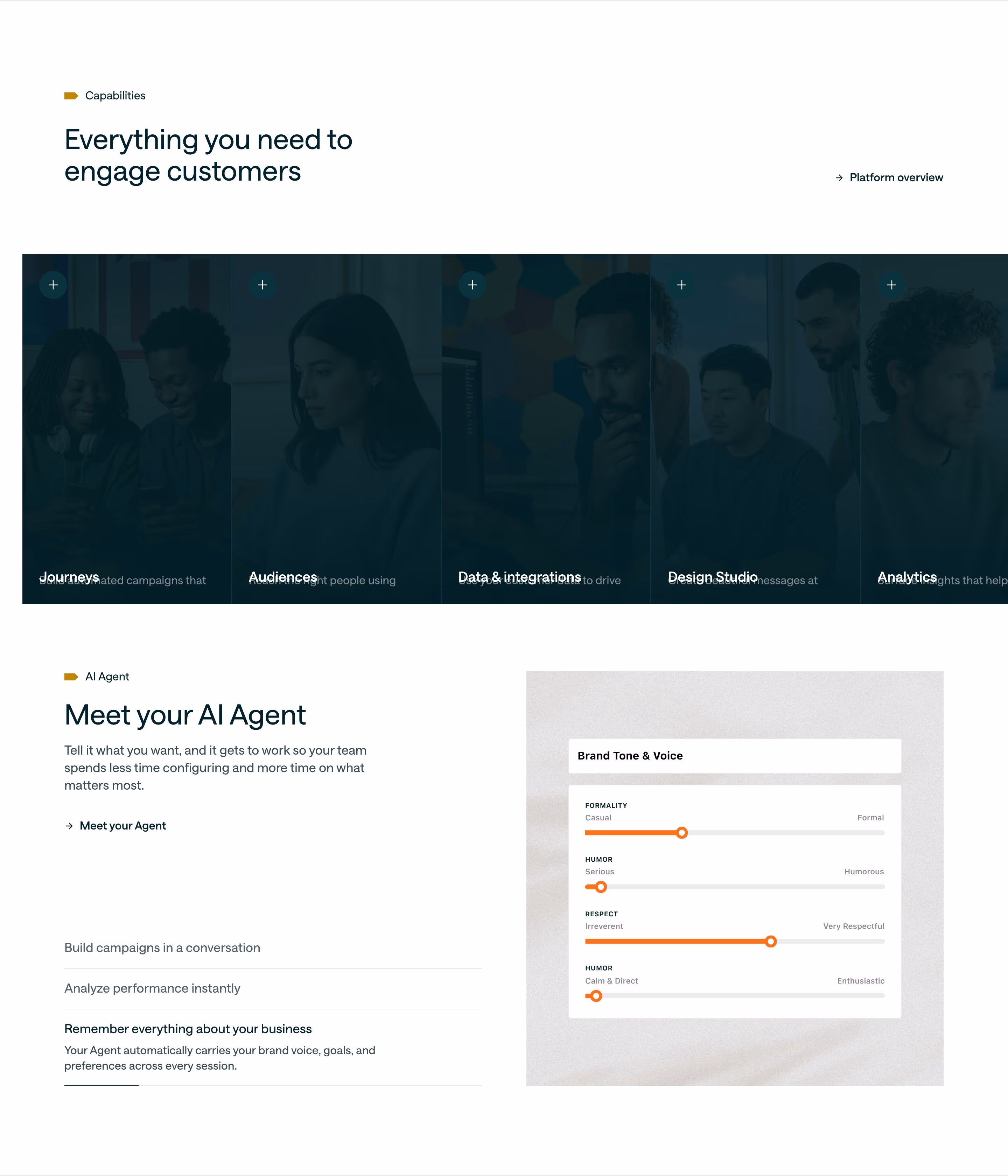 Customer feature design — Marketing