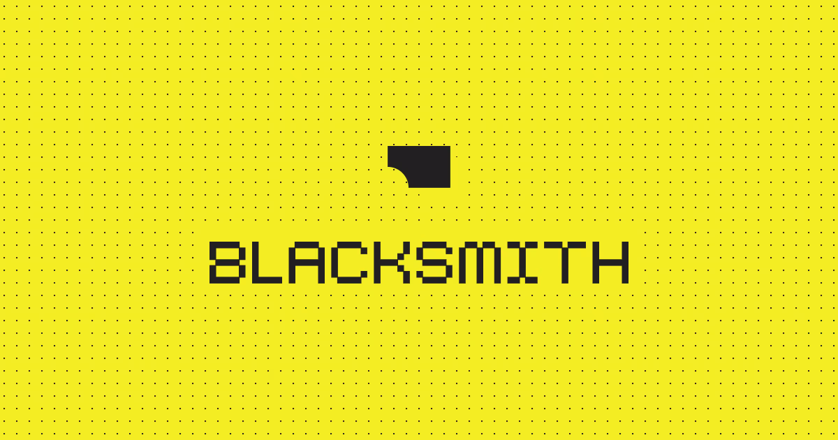 Blacksmith og image design — Infrastructure
