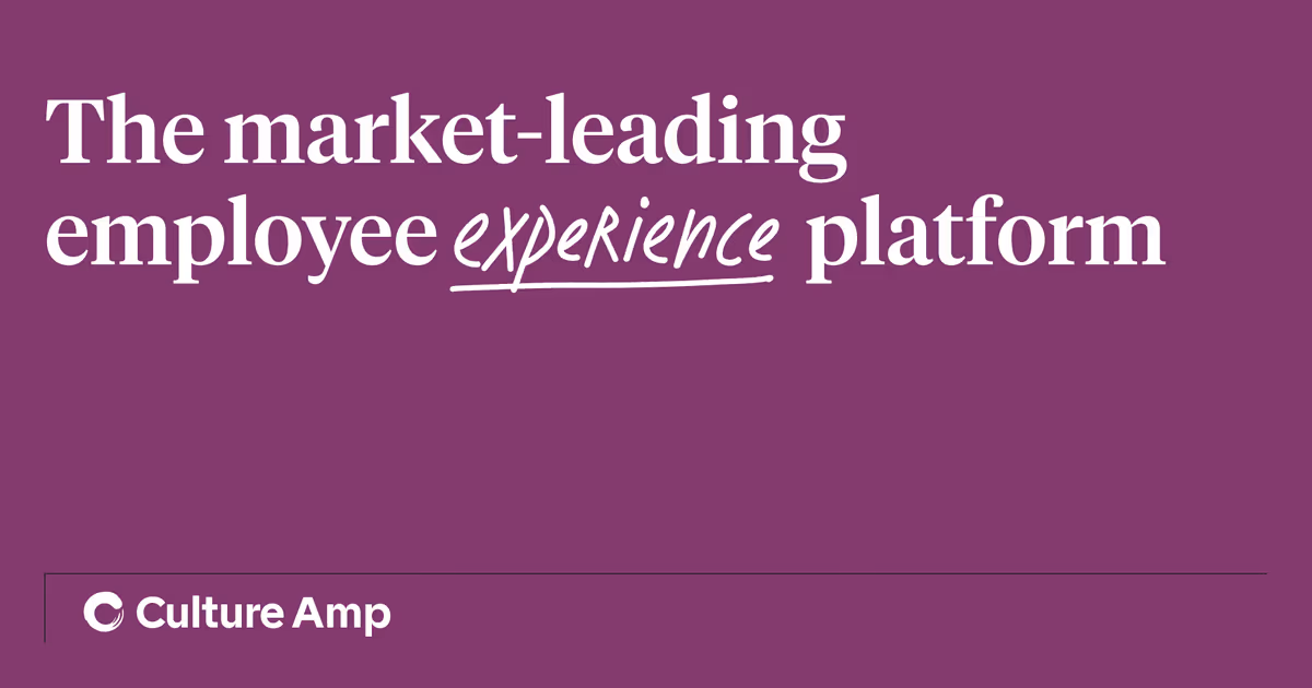 Cultureamp og image design — HR