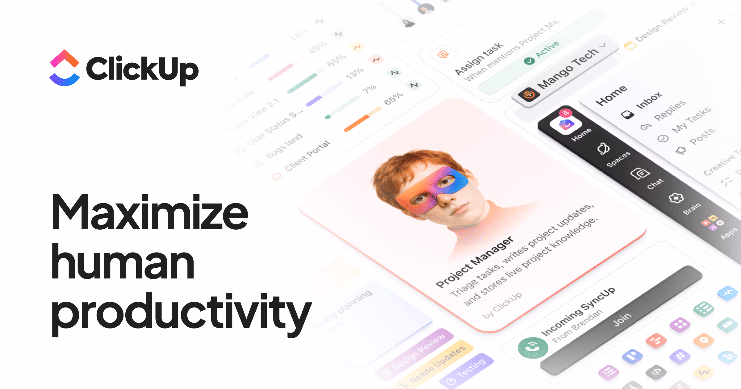 Clickup og image design — Productivity