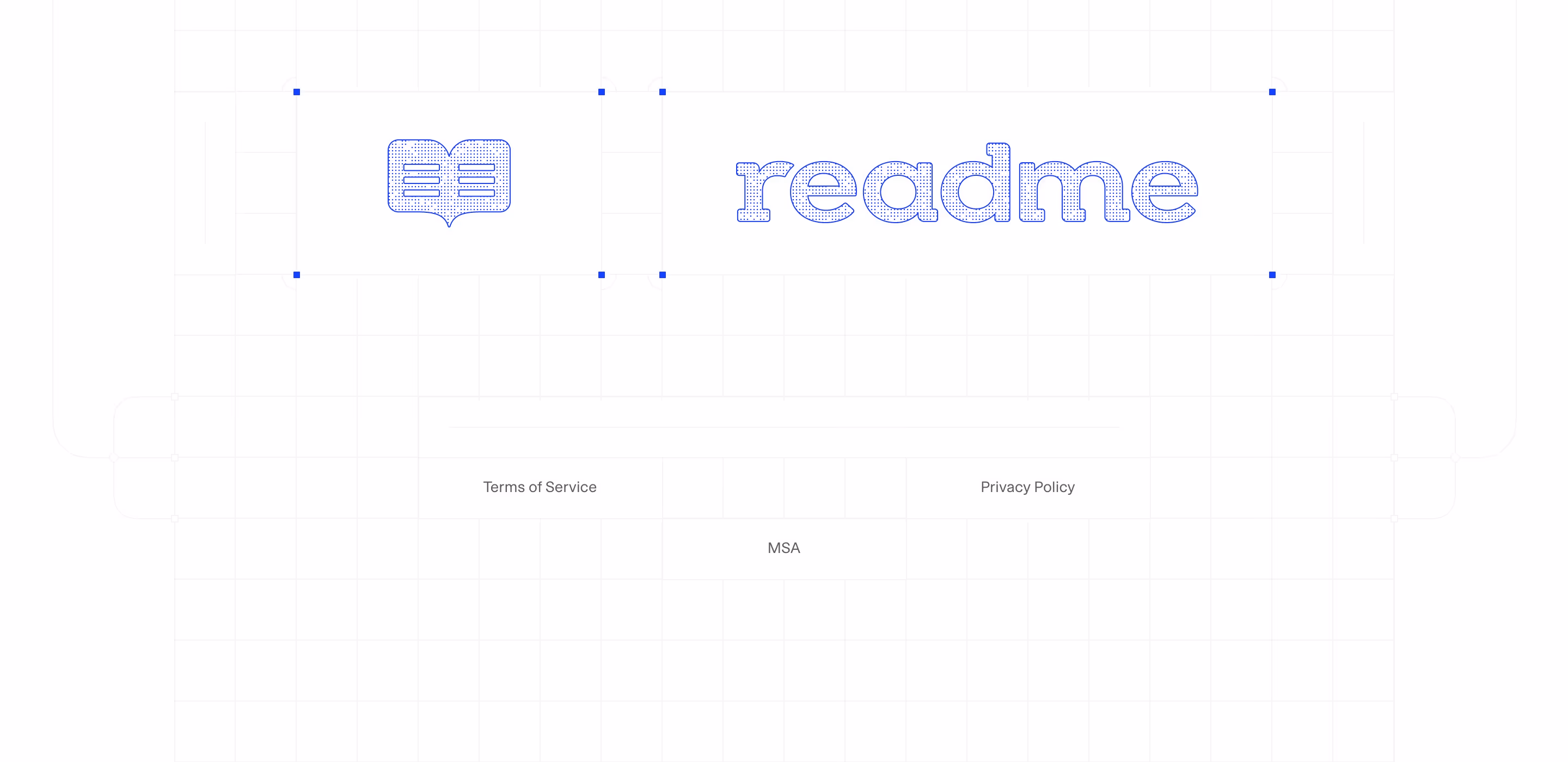 Readme Footers section design