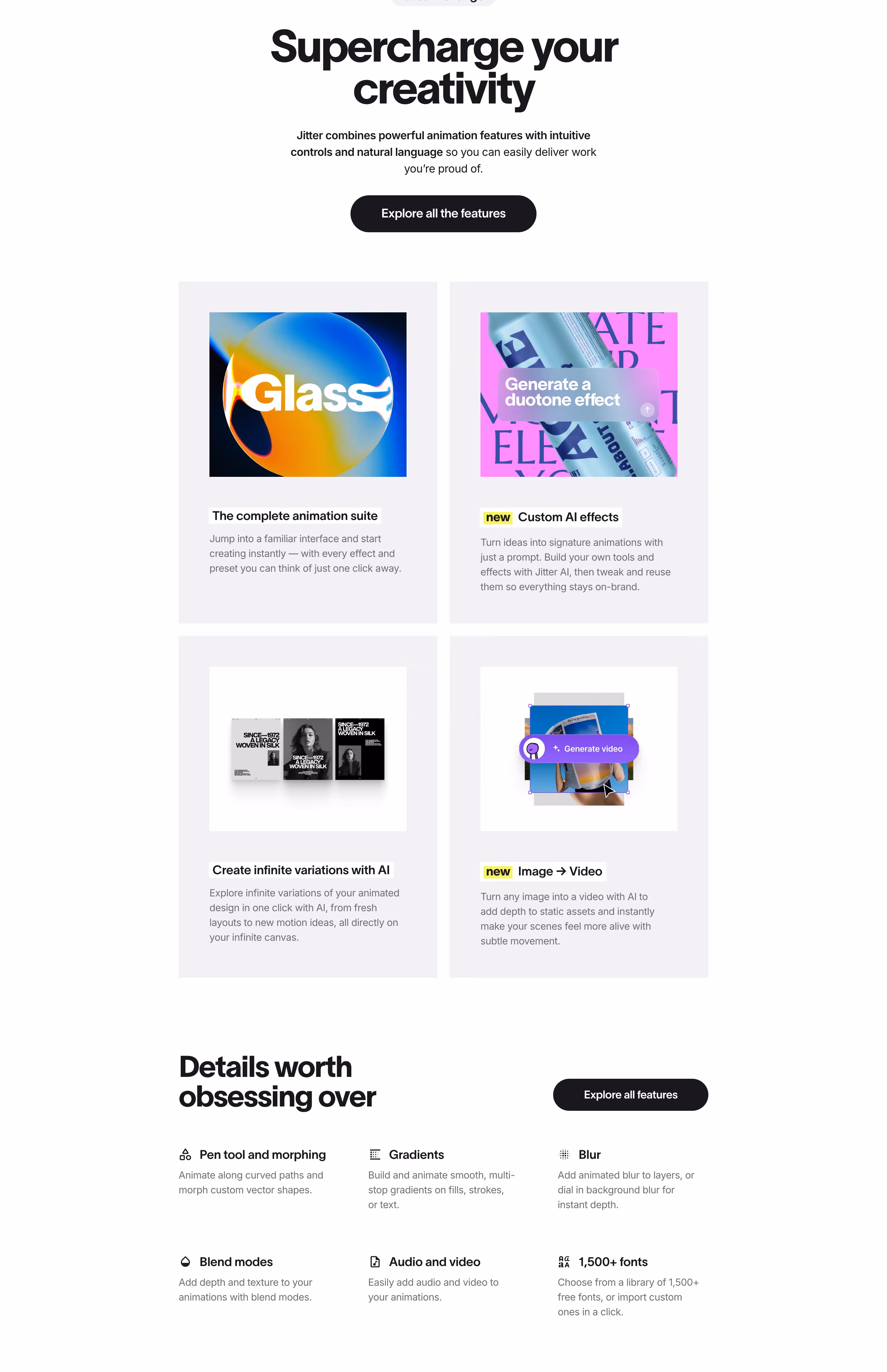 Jitter feature design — Graphics & Design