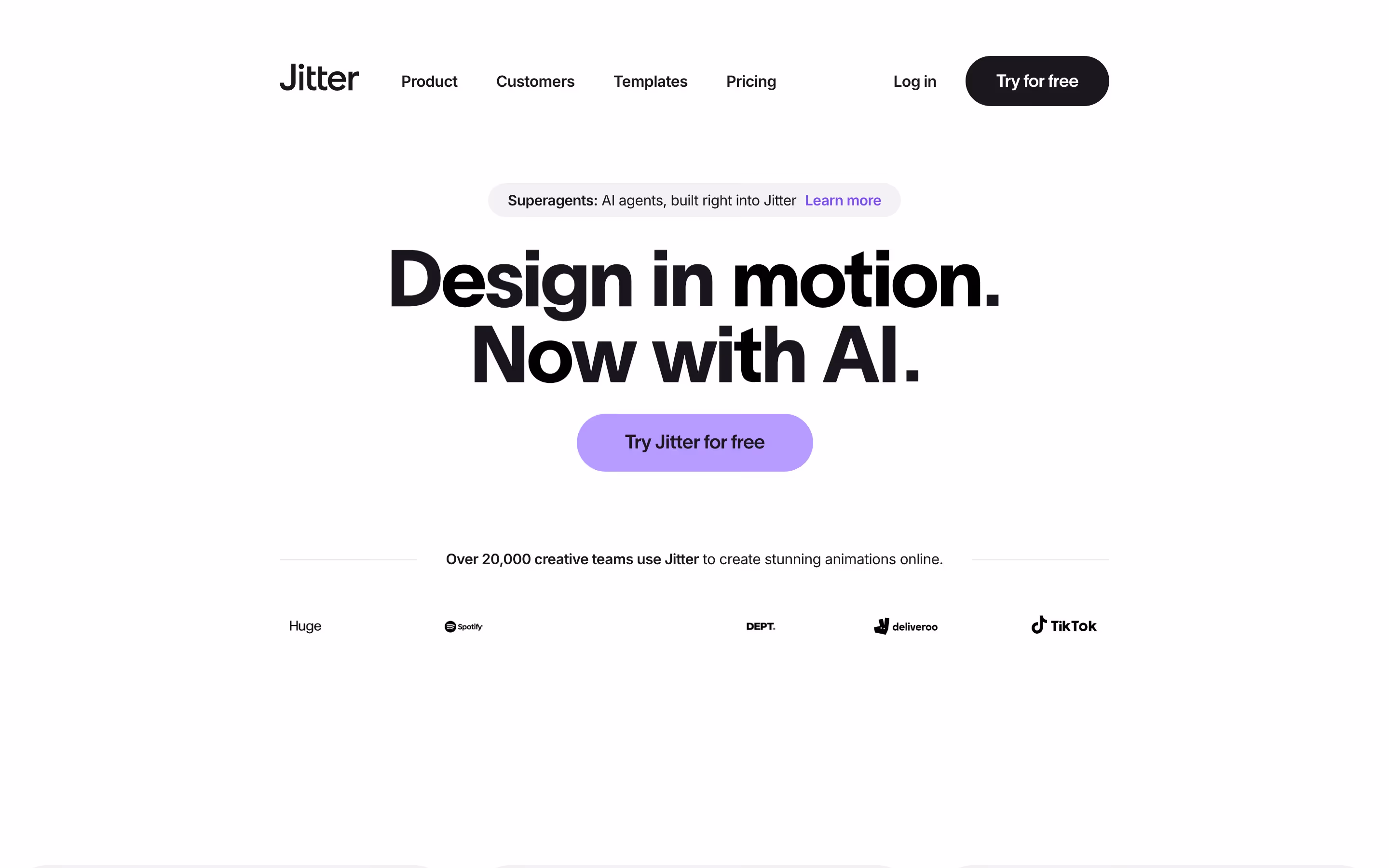 Jitter hero design — Graphics & Design