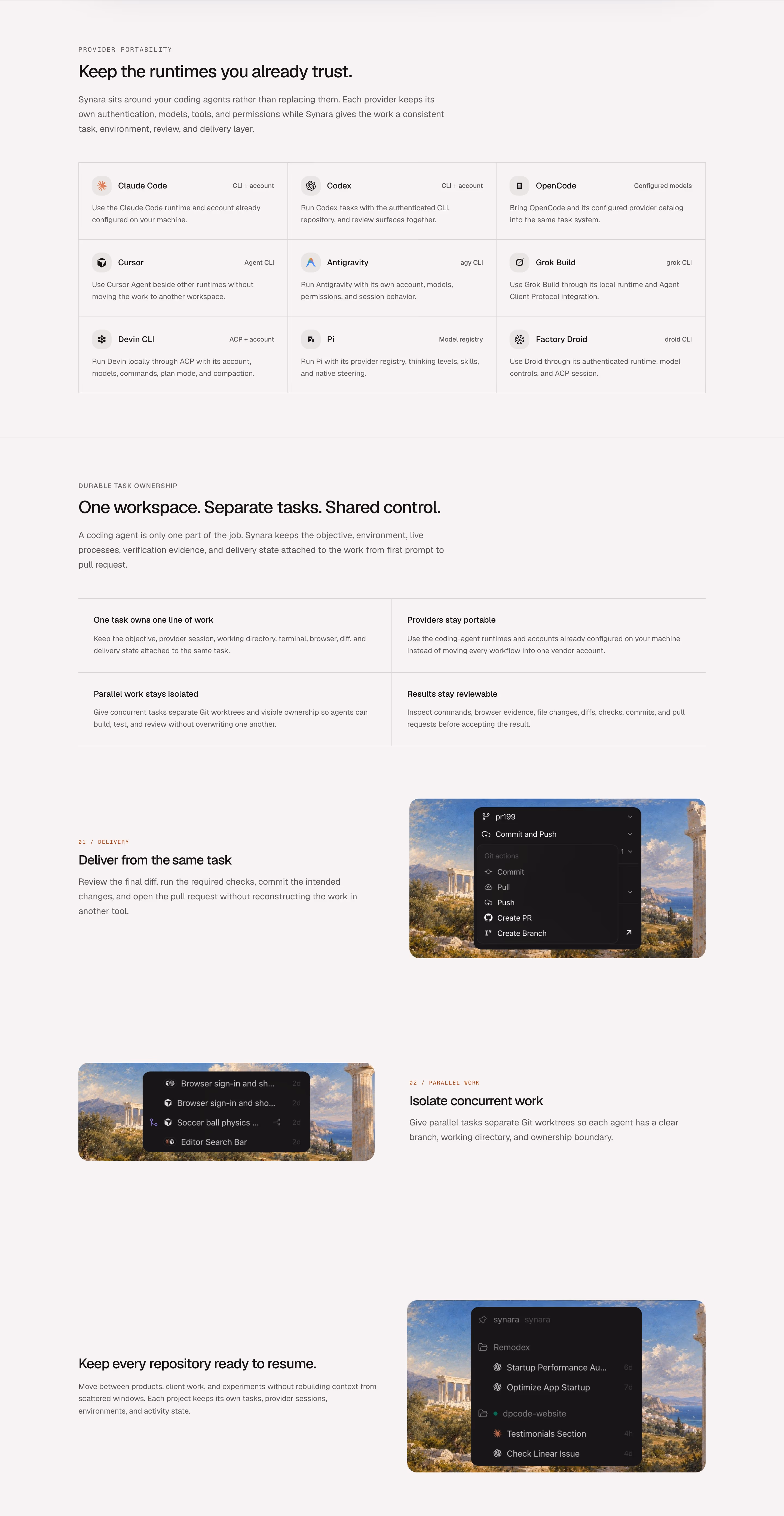 Trysynara feature design — Developer Tools