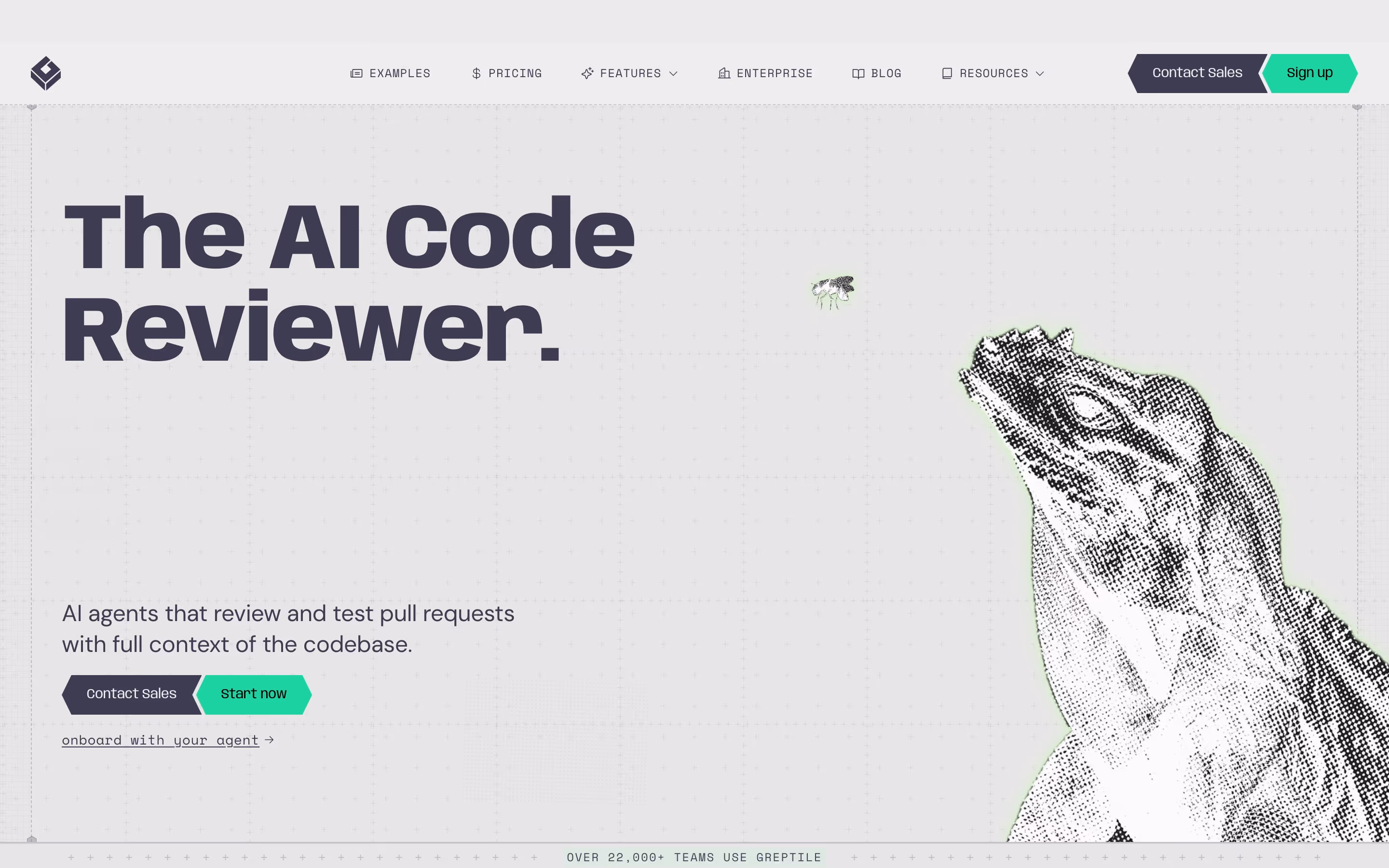Greptile hero design — Developer Tools