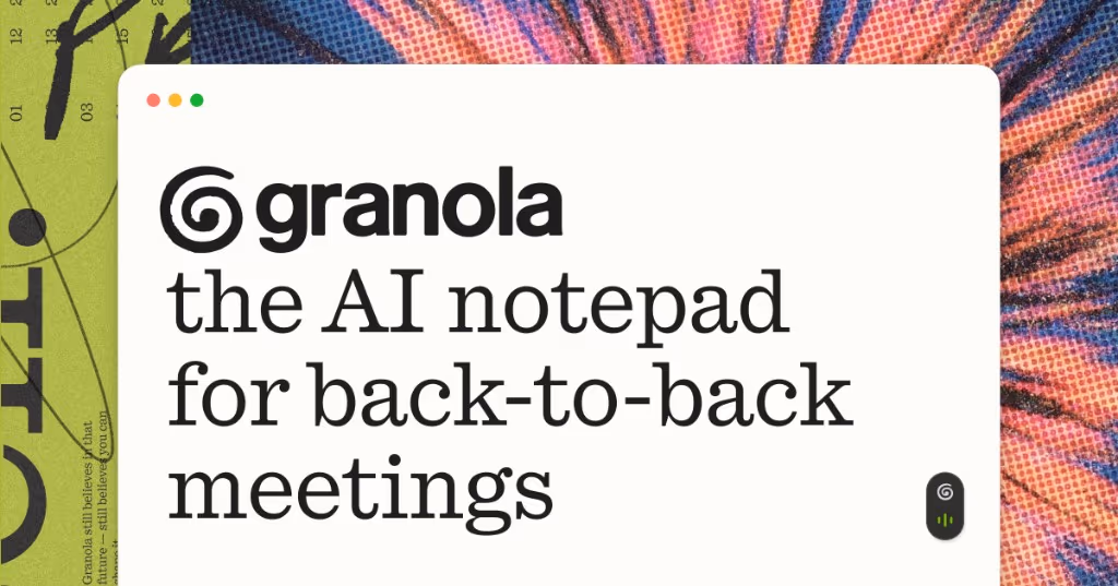 Granola og image design — Productivity