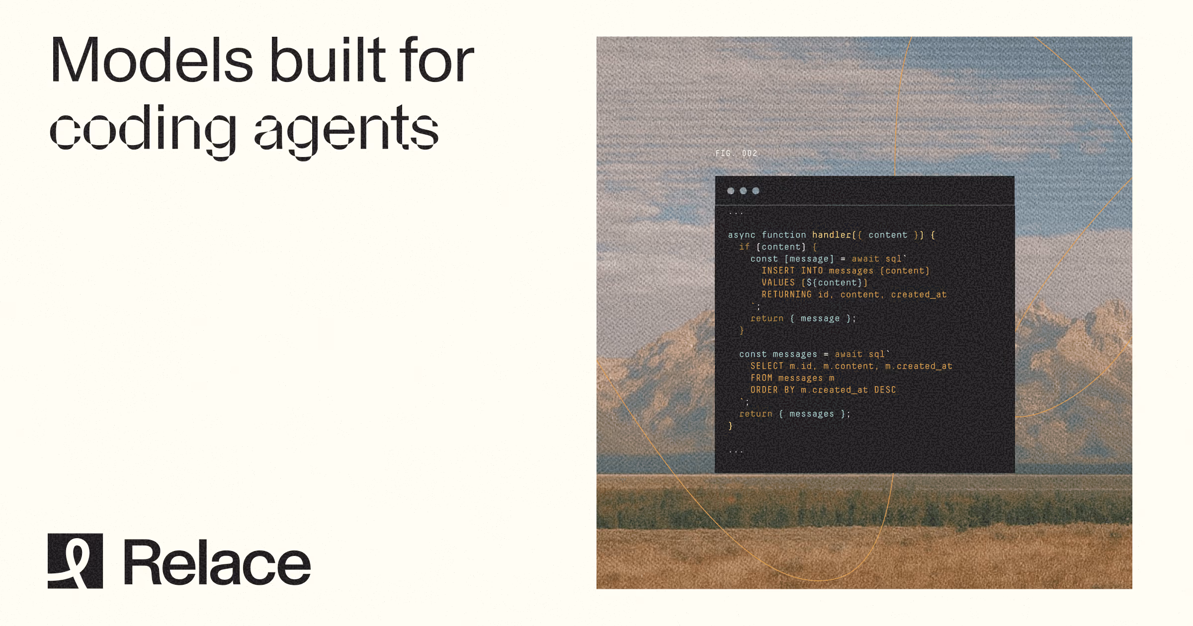 Relace og image design — Developer Tools