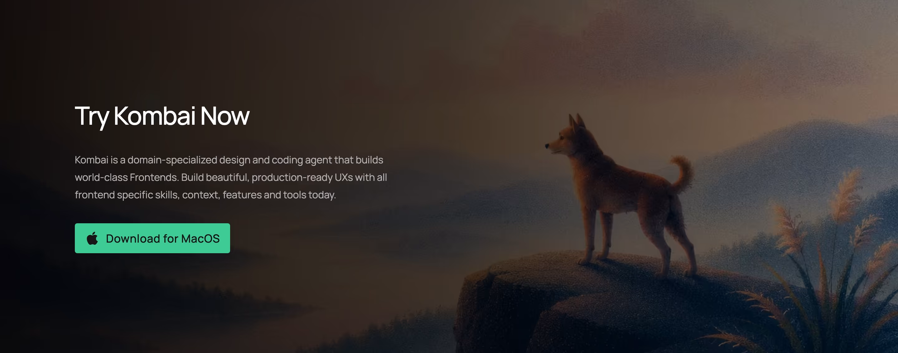 Kombai cta design — Developer Tools