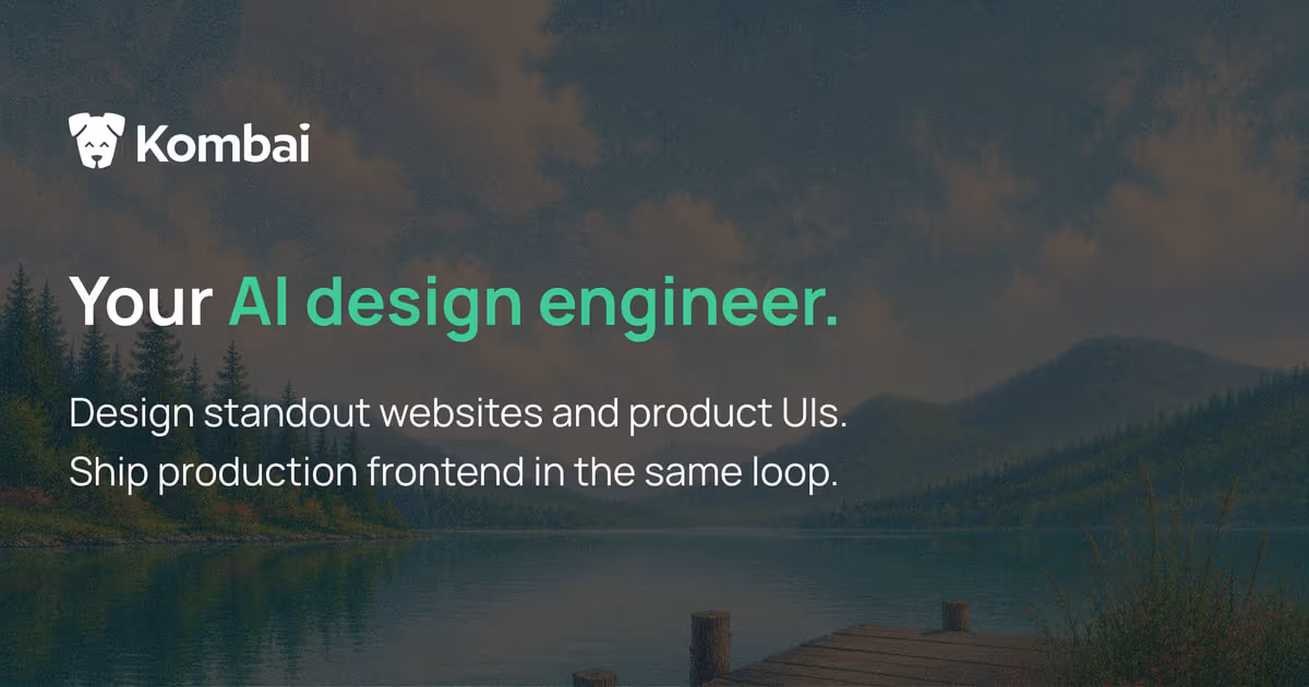Kombai og image design — Developer Tools