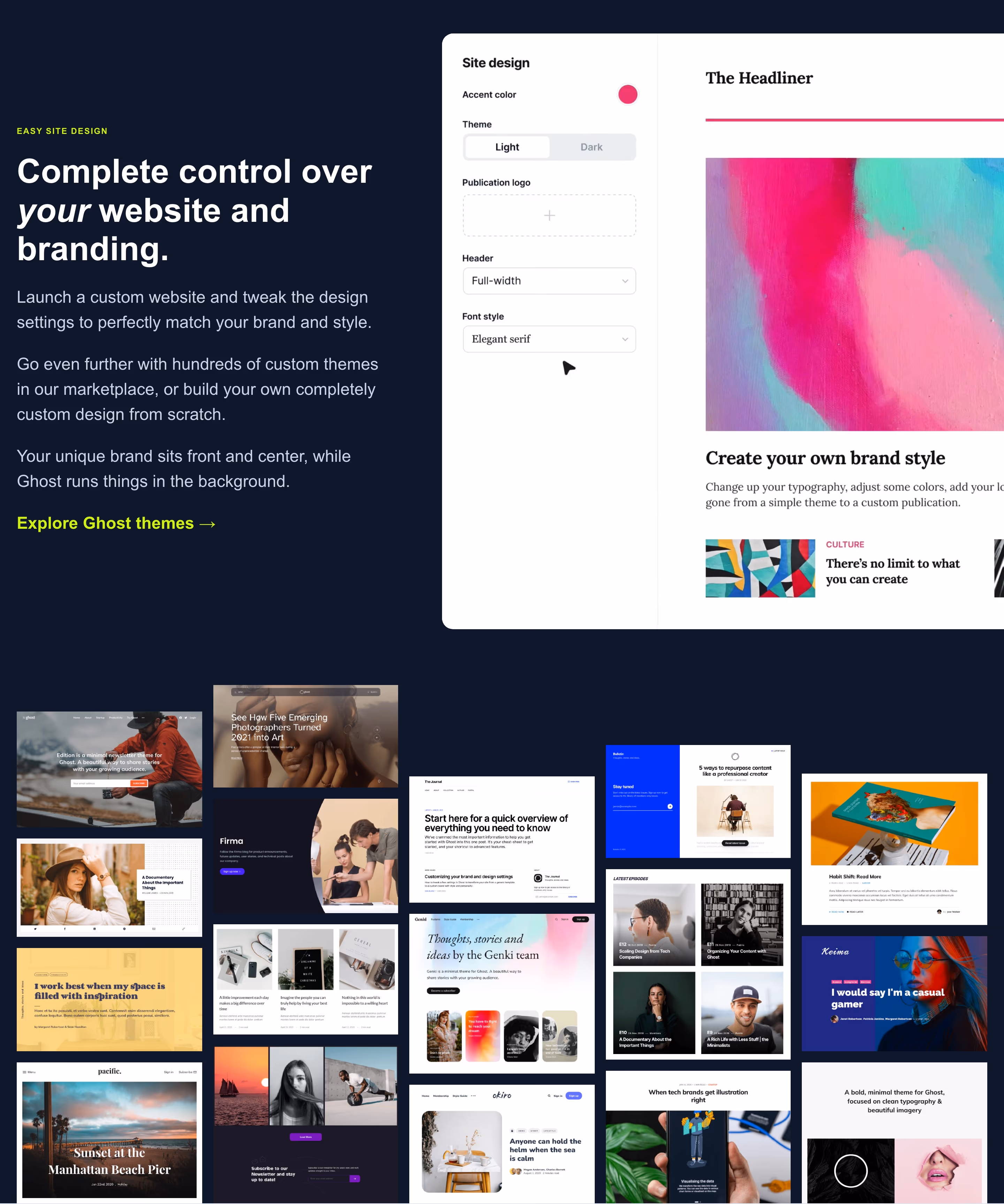 Ghost feature design — Productivity