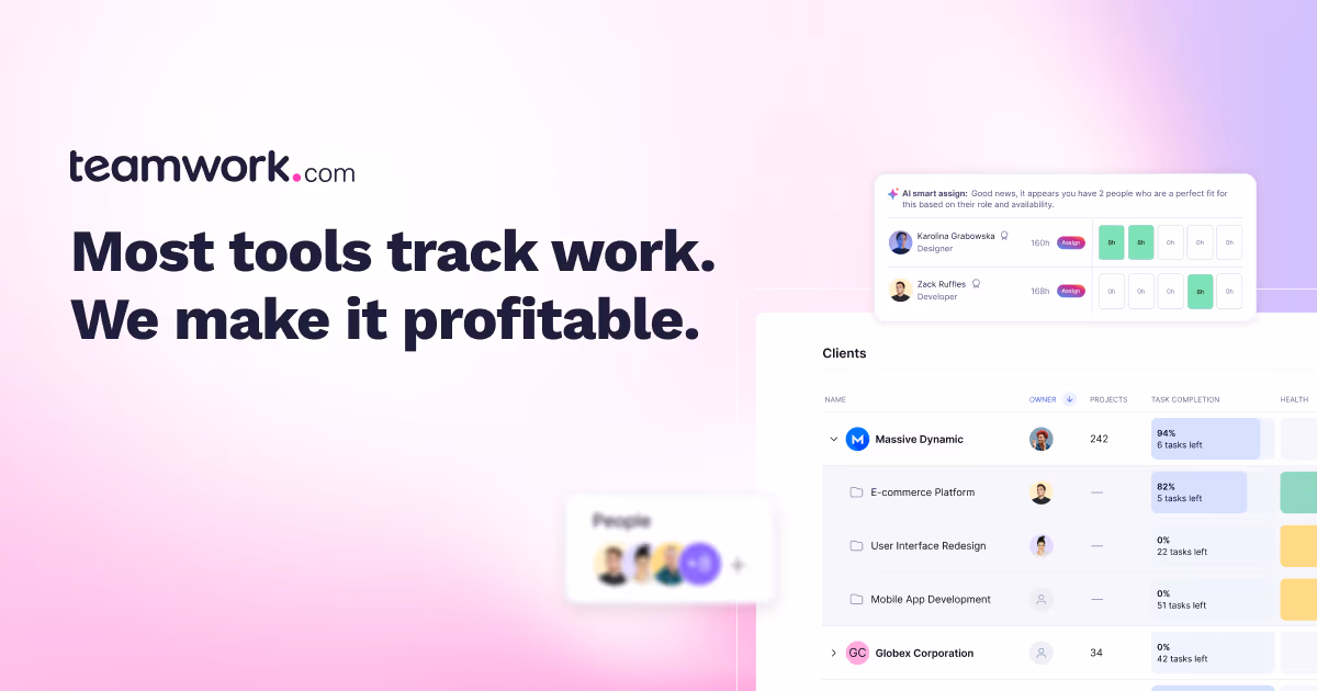 Teamwork og image design — Productivity