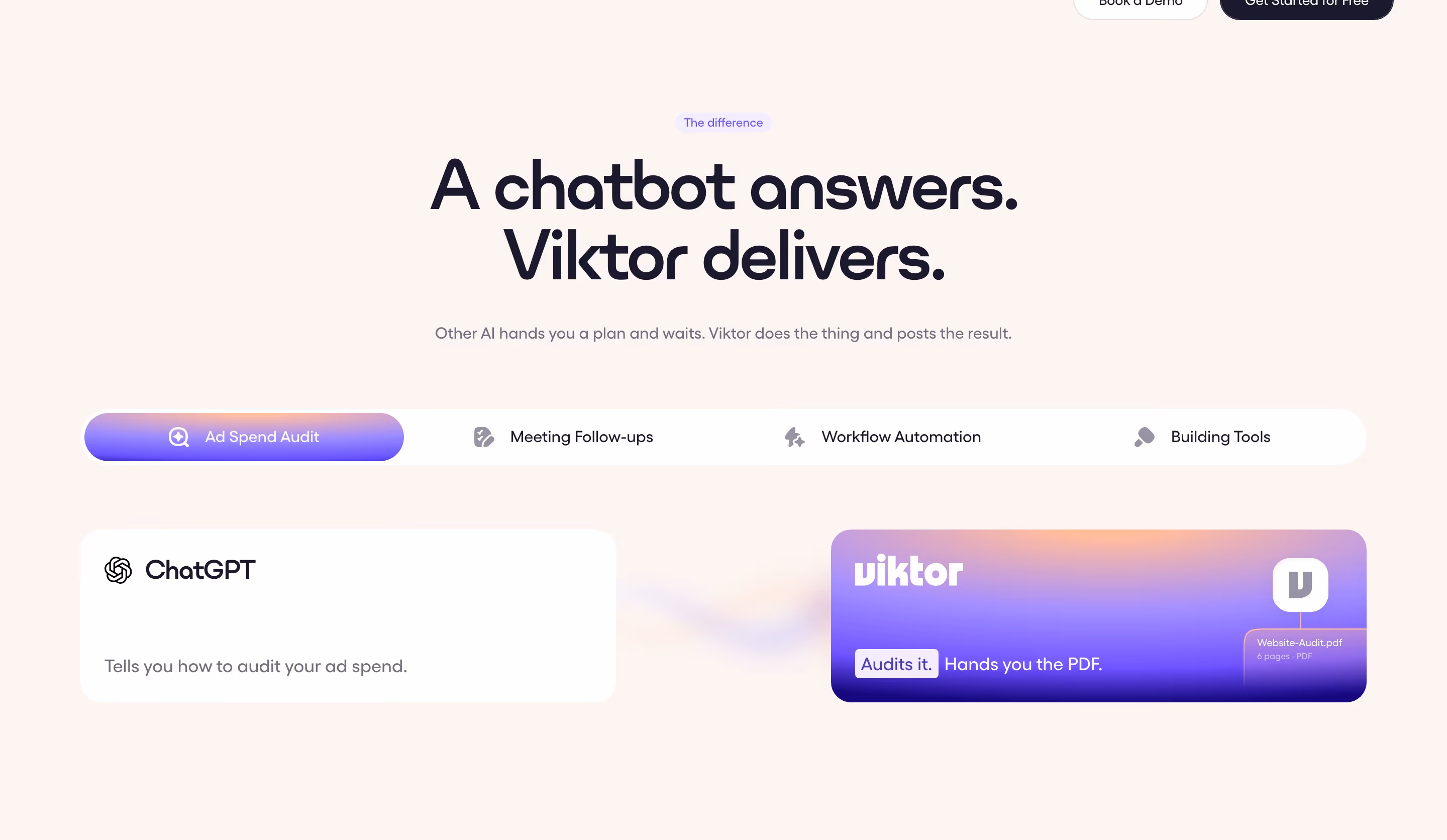 Viktor feature design — Productivity